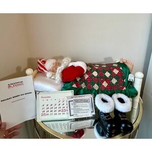 Vintage 1995 Telco Motion-ettes Sleeping Santa Animated Snoring Electric L-809